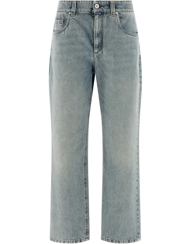 Cotton Straight-leg Jeans