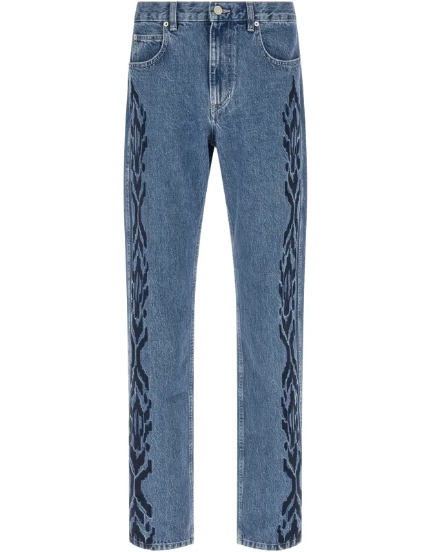 Cotton Straight-leg Jeans