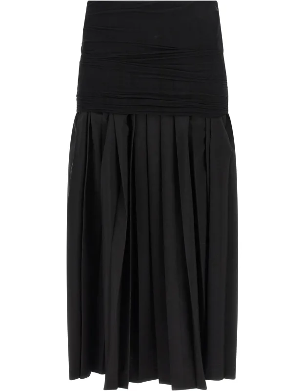 Polyester Midi Skirt