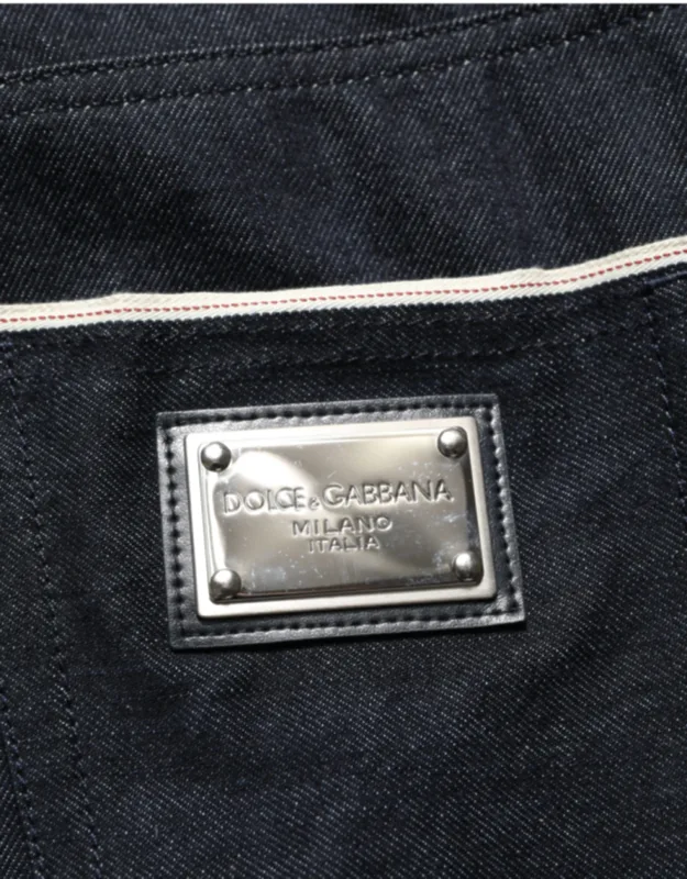 Mid Waist Classic Denim Jeans
