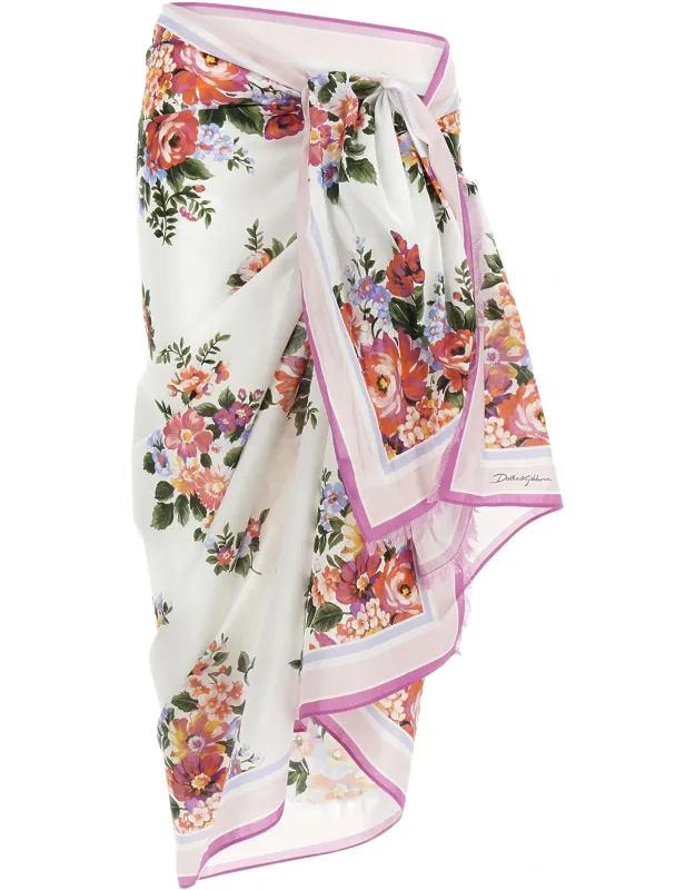 Multicolor Cotton Skirt