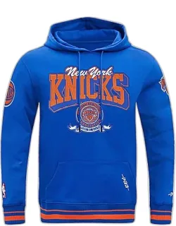 New York Knicks Nba Badge Fleece Pullover Hoodie