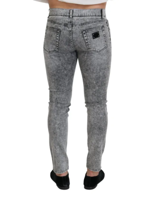 Slim Fit Wash Stretch Cotton Denim Jeans