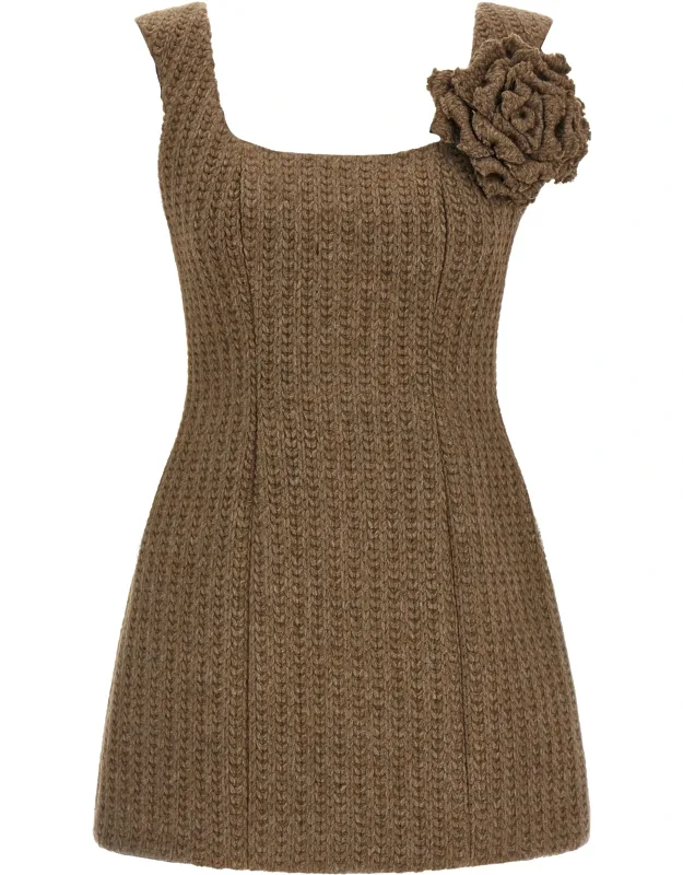 Marabou Short Dress