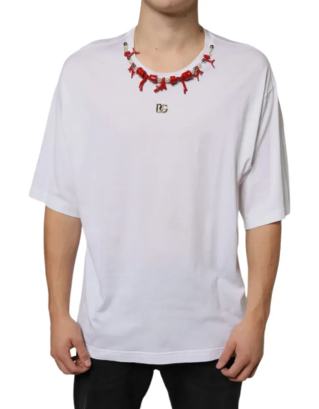 Necklace Embellished T-shirt