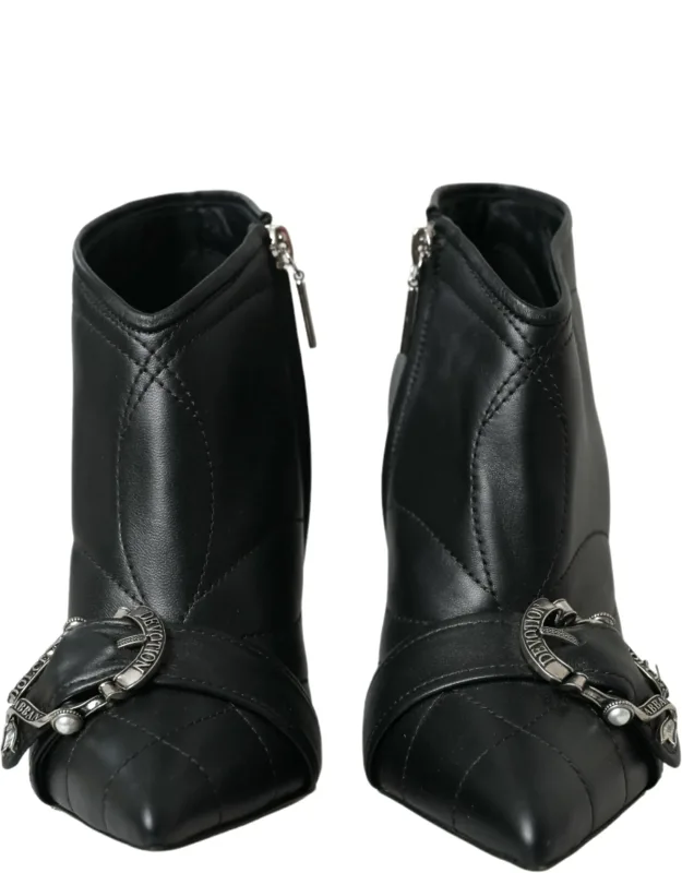Quilted Buckled Boots