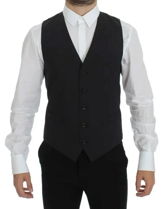 Wool Stretch Dress Blazer Vest