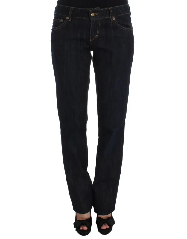 Cotton Straight Fit Stretch Jeans