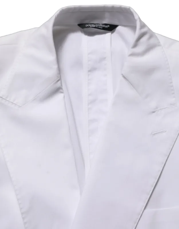 Cotton Double Breasted Blazer Jacket
