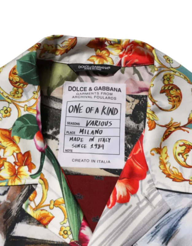 Multicolor Shell Print Hawaii Casual Shirt
