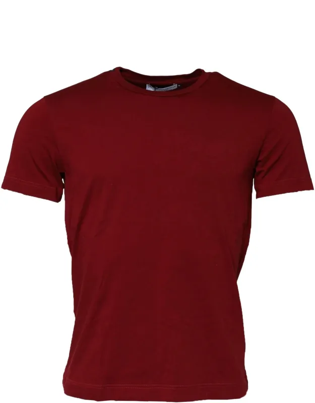 Cotton Crew Neck Short Sleeve T-shirt
