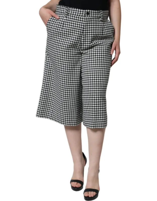 Cropped Wide Leg Pants