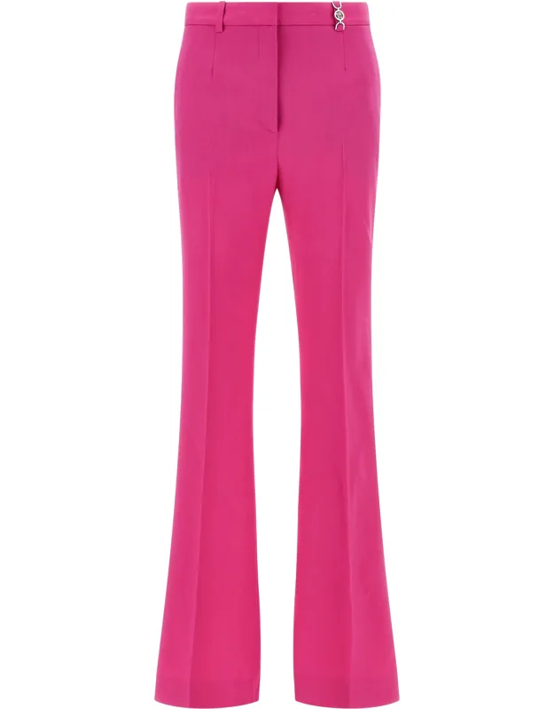 Virgin Wool Flared Pants