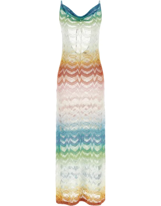 Multicolor Viscose Casual Dress