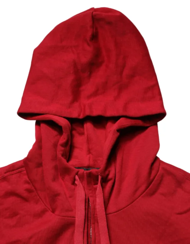 Cotton Full Zip Fleece Hoodie Sweater