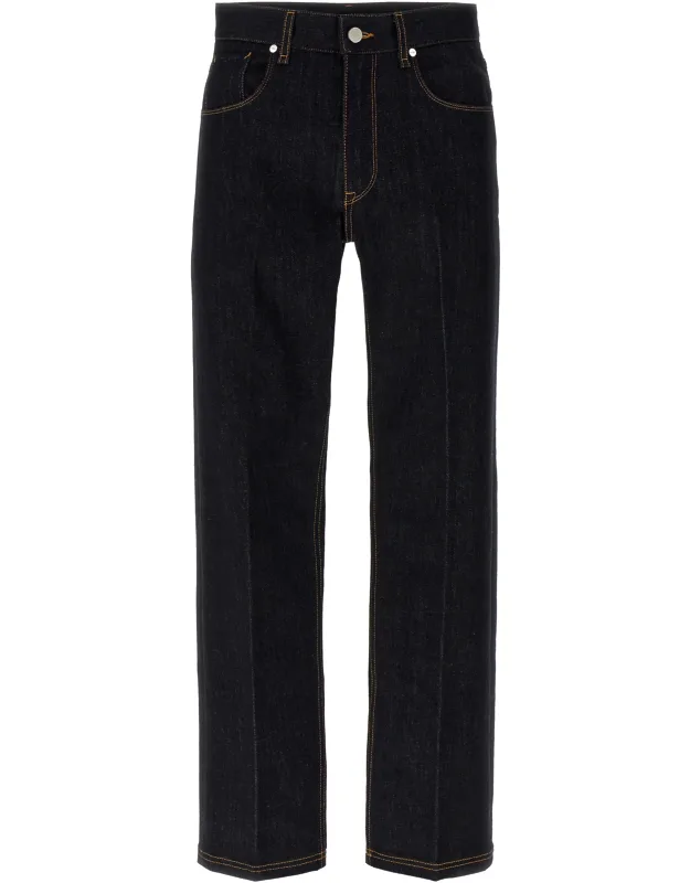 Cotton Straight-leg Jeans