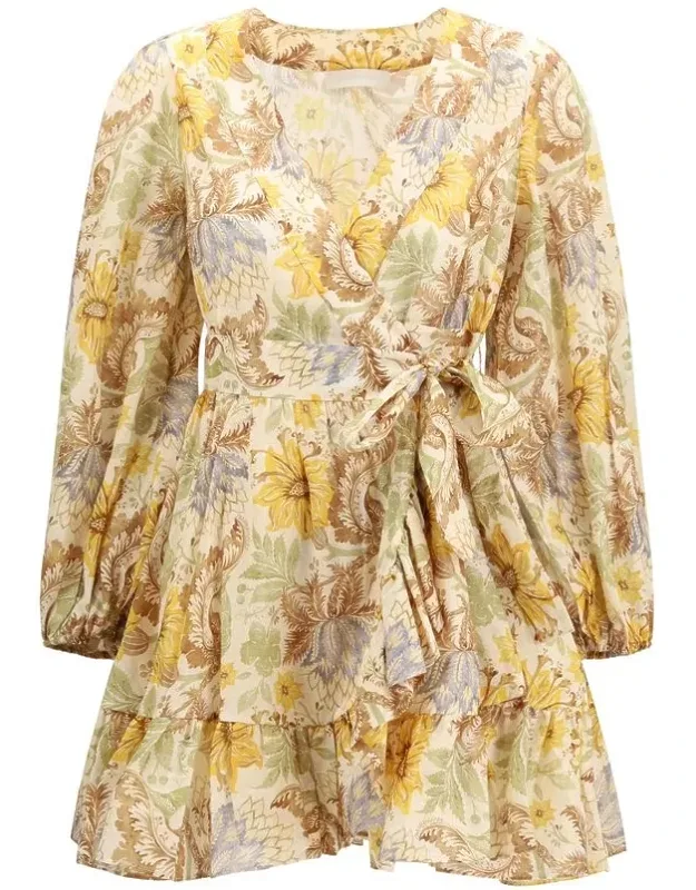 Bicolor Cotton Casual Dress