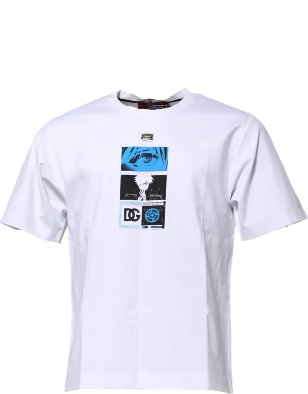Cotton Crew Neck Graphic Print T-shirt