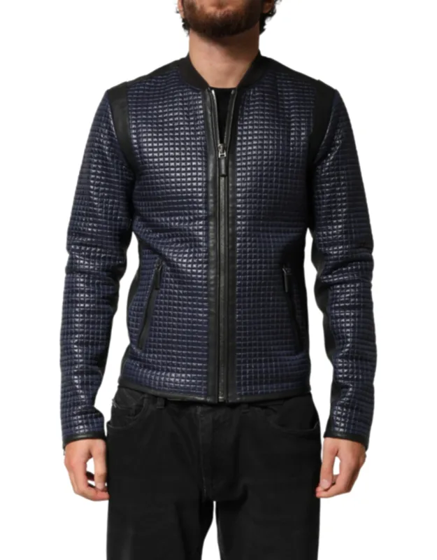 Nylon Full Zip Bomber Jacket