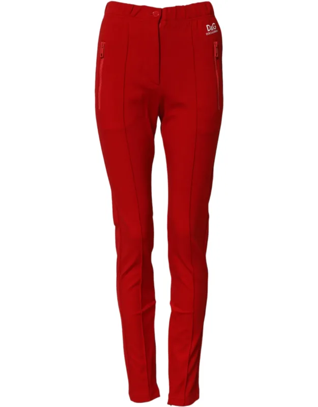 Mid Waist Slim Fit Pants