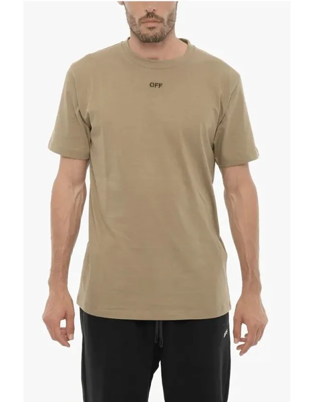 Slim Fit Crew-neck T-shirt With Embroidered Logo