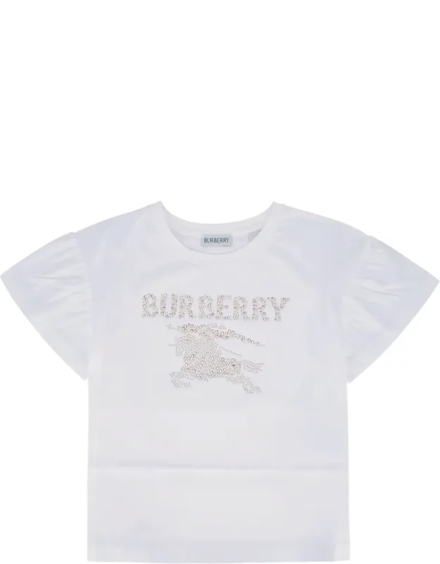 Kg5 Roxy Crystal White Cotton T-shirt