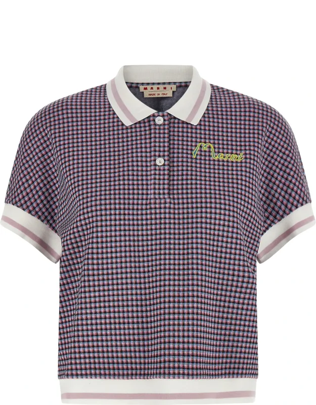 Multicolor Viscose Polo Shirt