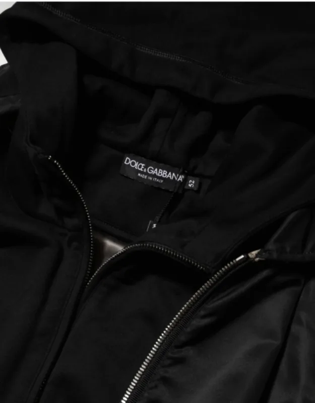 Hooded Full Zip Bomber Jacket