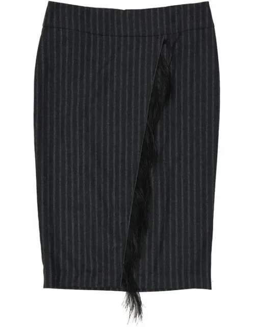 Virgin Wool Long Skirt