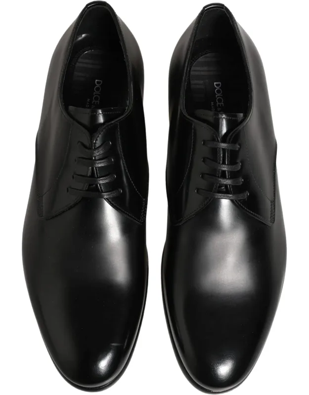 Leather Lace Up Derby Dress Shoes