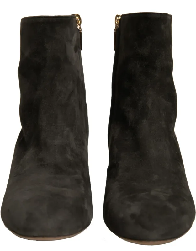 Embellished Heel Ankle Boots