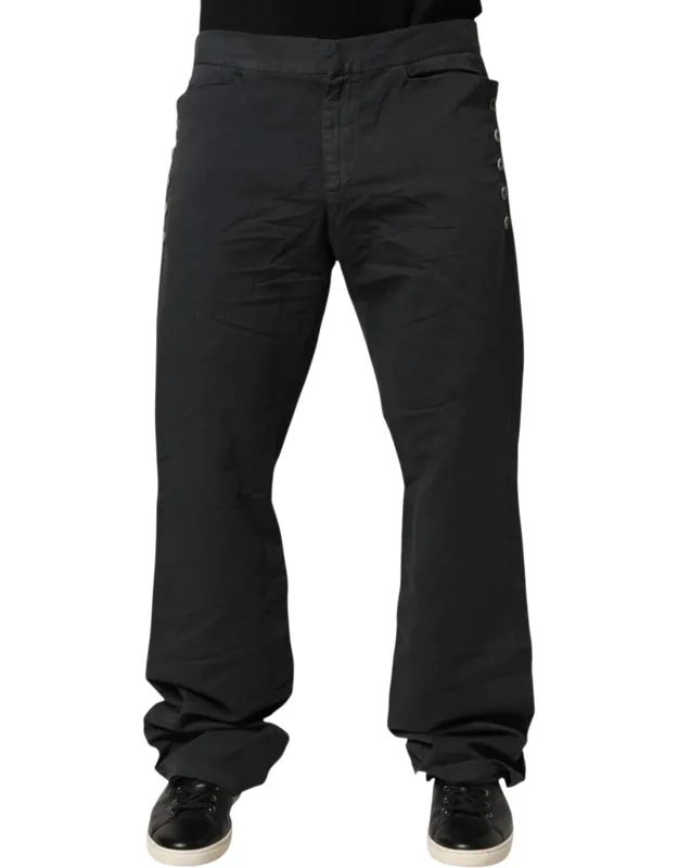 Straight Fit Mid Waist Denim Jeans