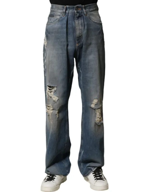 Tattered Denim Jeans