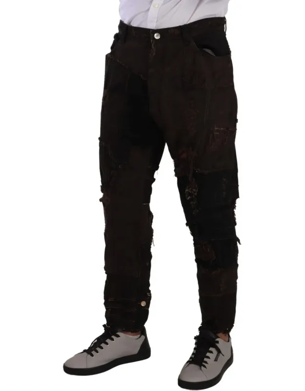 Distressed Denim Jeans