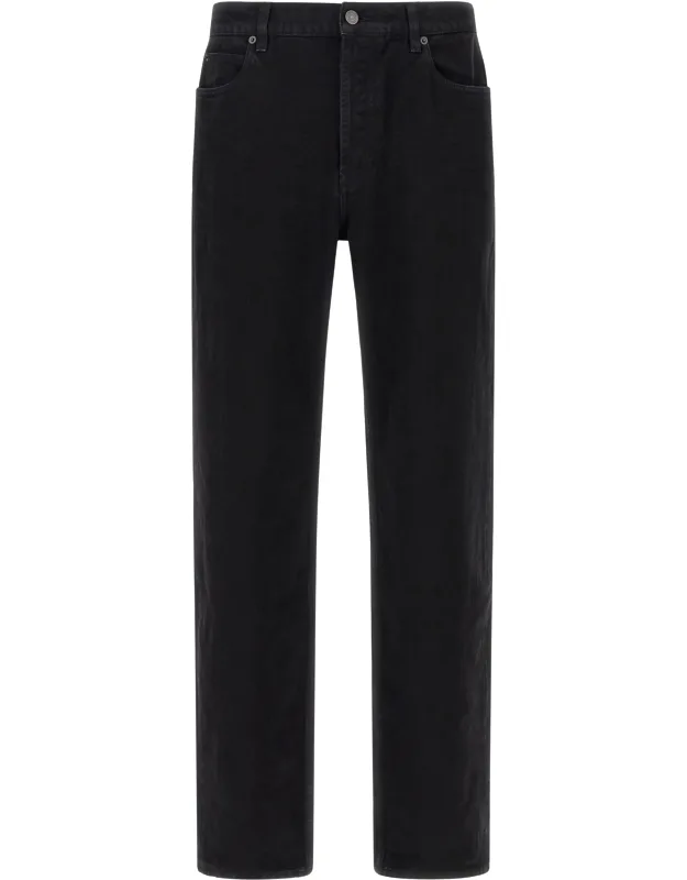 Cotton Straight-leg Jeans