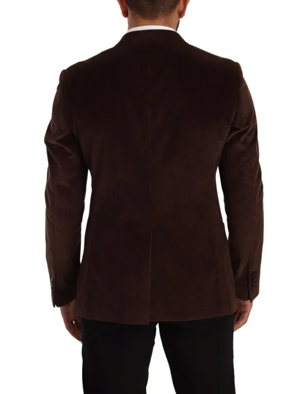 Corduroy Slim Fit Coat