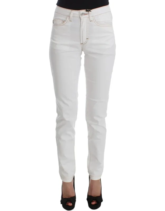 Cotton Blend Slim Fit Jeans
