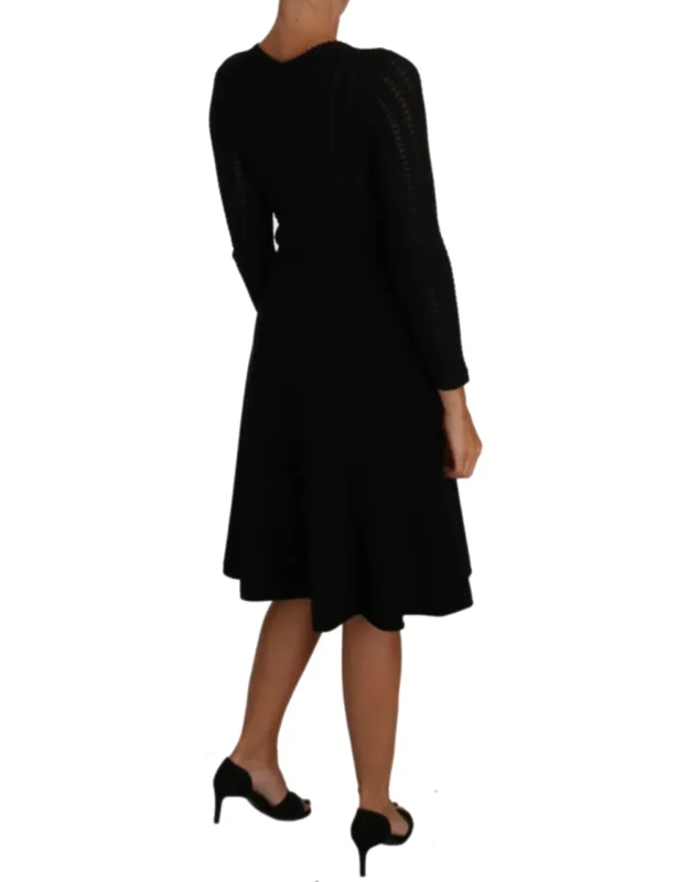Knitted Wool Sheath Dress
