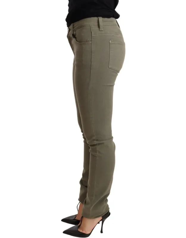 Low Waist Skinny Slim Trousers