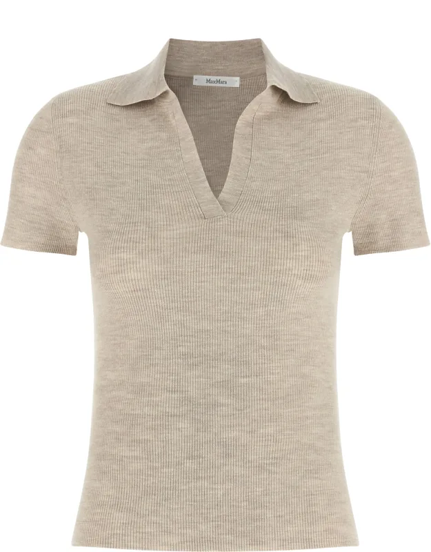 Virgin Wool Polo Shirt
