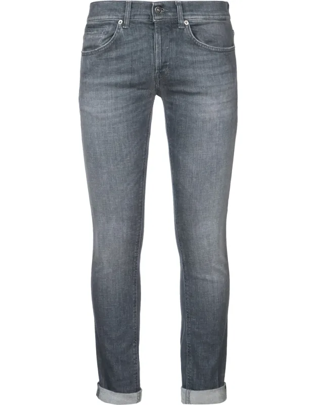 Pantaloni George Grigio Co Gots Ea Jeans