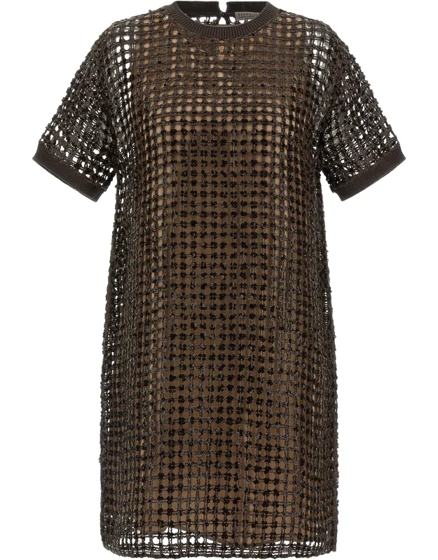 Silk Short Dress