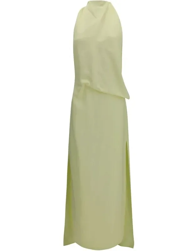 Bicolor Viscose Casual Dress