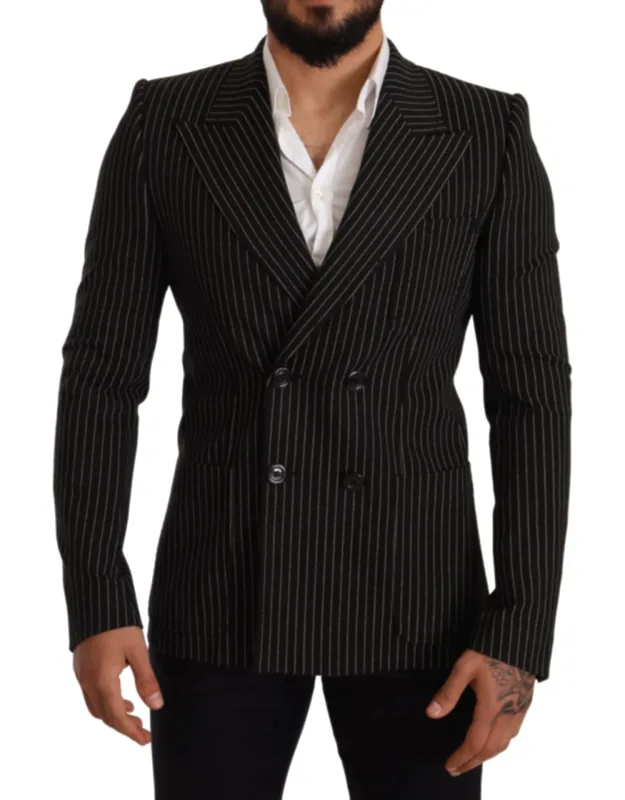 Striped Slim Fit Coat Blazer