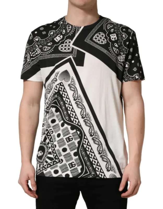 Bandana Cotton Crew Neck T-shirt