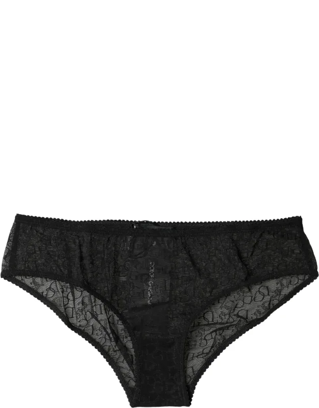 Nylon Stretch Mid Waist Brief Underwear