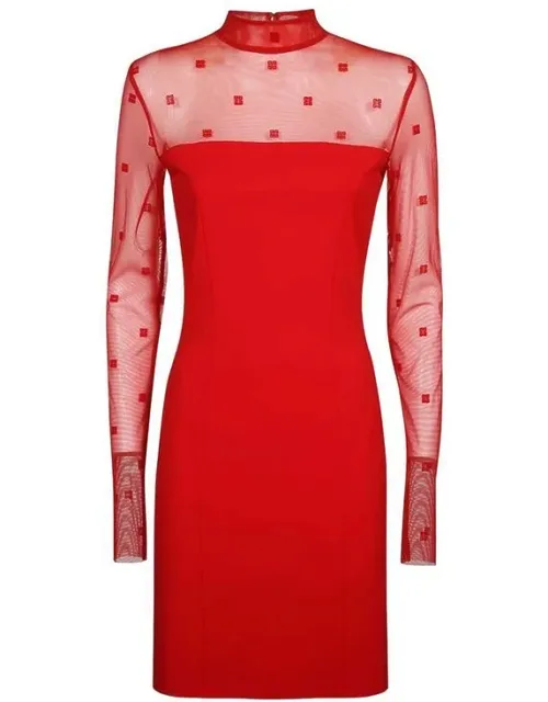 Multicolor Elastane Cocktail Dress