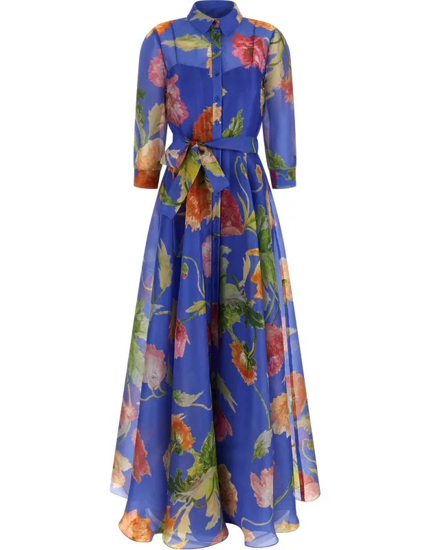 Silk Long Dress