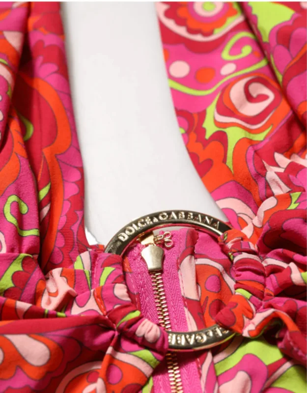 Paisley Silk Halter Neck Crop Tank Top