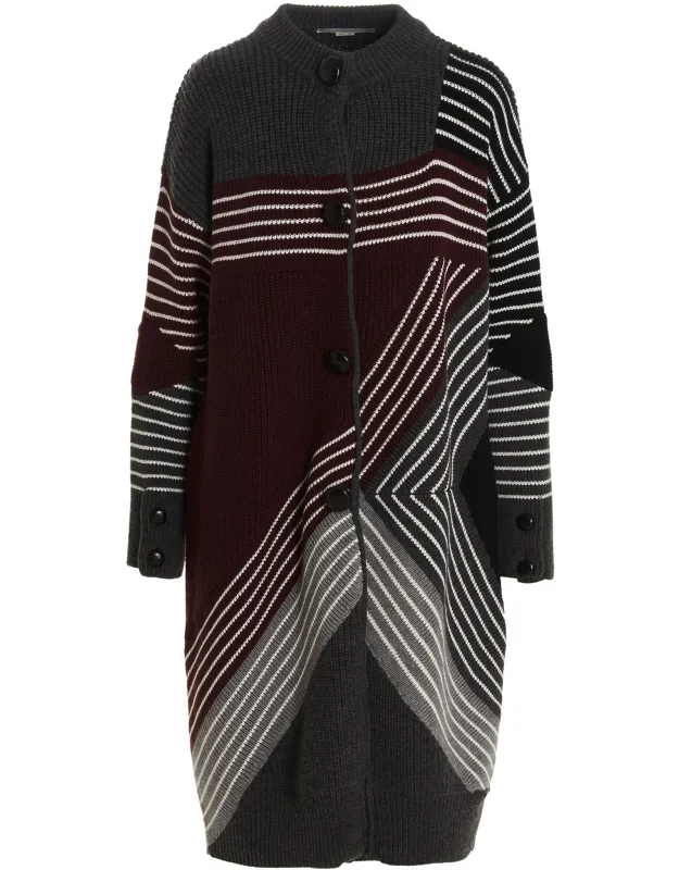 Multicolor Virgin Wool Coat